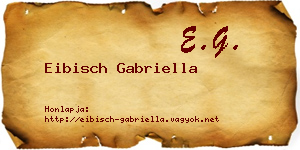Eibisch Gabriella névjegykártya